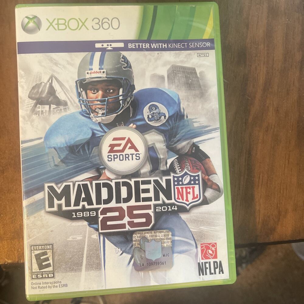 Madden NFL 25 (Microsoft Xbox 360, 2013) Tested. Fast Shipping.